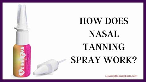 how does tanning spray work